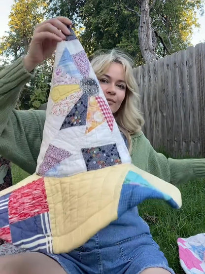 🧙The Quilted Witch Hat | Handcrafted Folk Art Hat