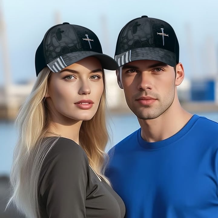 ✝️Adjustable Jesus 3 Nail Cross Hat