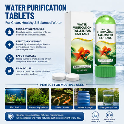 🐠💧Powerful Aquarium Water Purification Tablet
