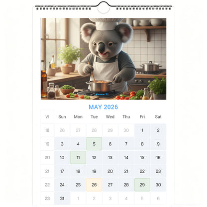 🐨Emotional Healing Koala Calendar 2026 - Daily Activities
