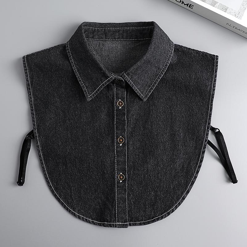 👕Denim False Collar – The Ultimate Layering Essential for Women ✨