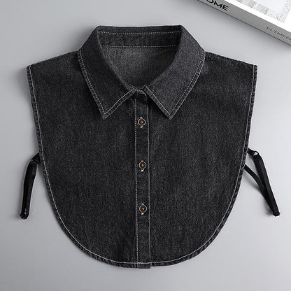 👕Denim False Collar – The Ultimate Layering Essential for Women ✨