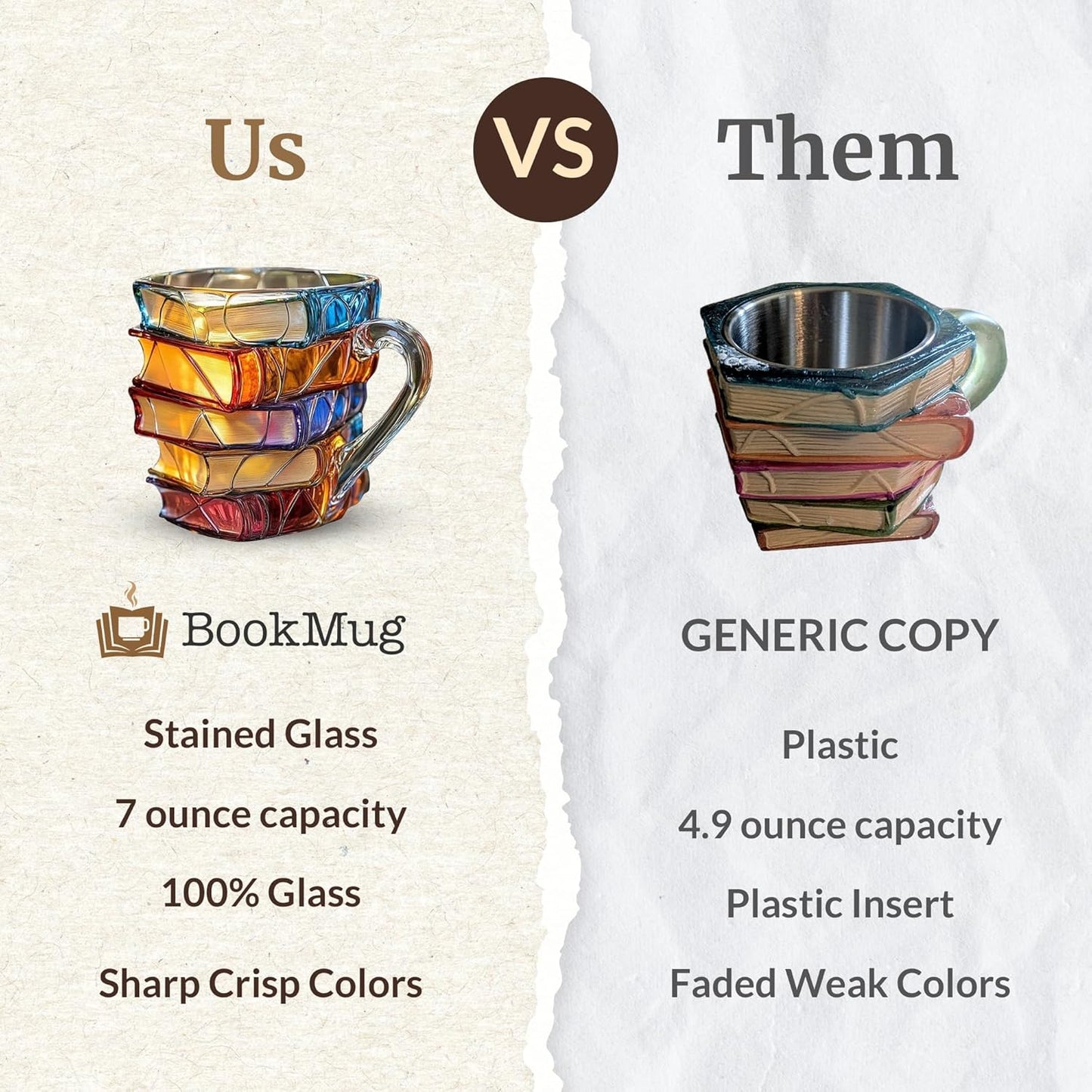 📚☕3D Painted Book Mug