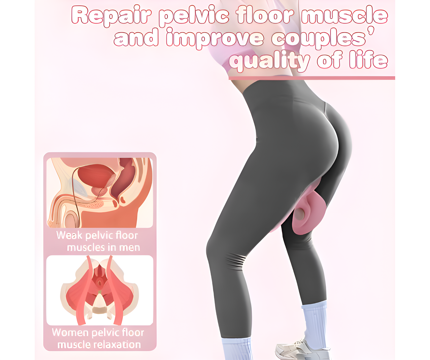 💖 LBMLBM™-Pelvic Floor Postpartum Rehabilitation , Thigh Toning, and Hip Strengthening