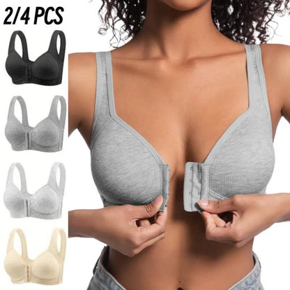 🔥Last Day 50% OFF|LBMLBM™ 4pcs-front-closure-push-up-bras