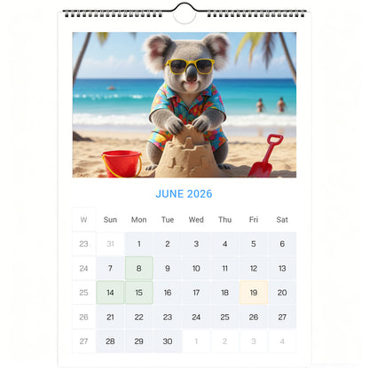 🐨Emotional Healing Koala Calendar 2026 - Daily Activities