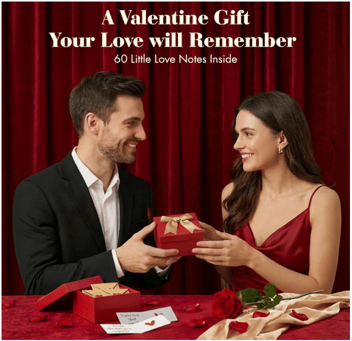 💘💌Mini Love Notes card with envelopes-Valentine's Day Love Cards