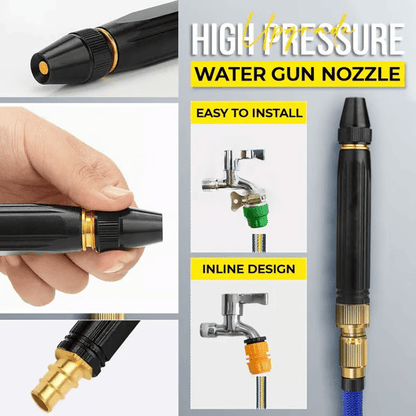 🏠🚗High Pressure Car Wash Water Gun - All-in-One Kit with Power Booster Nozzle⚡🔥