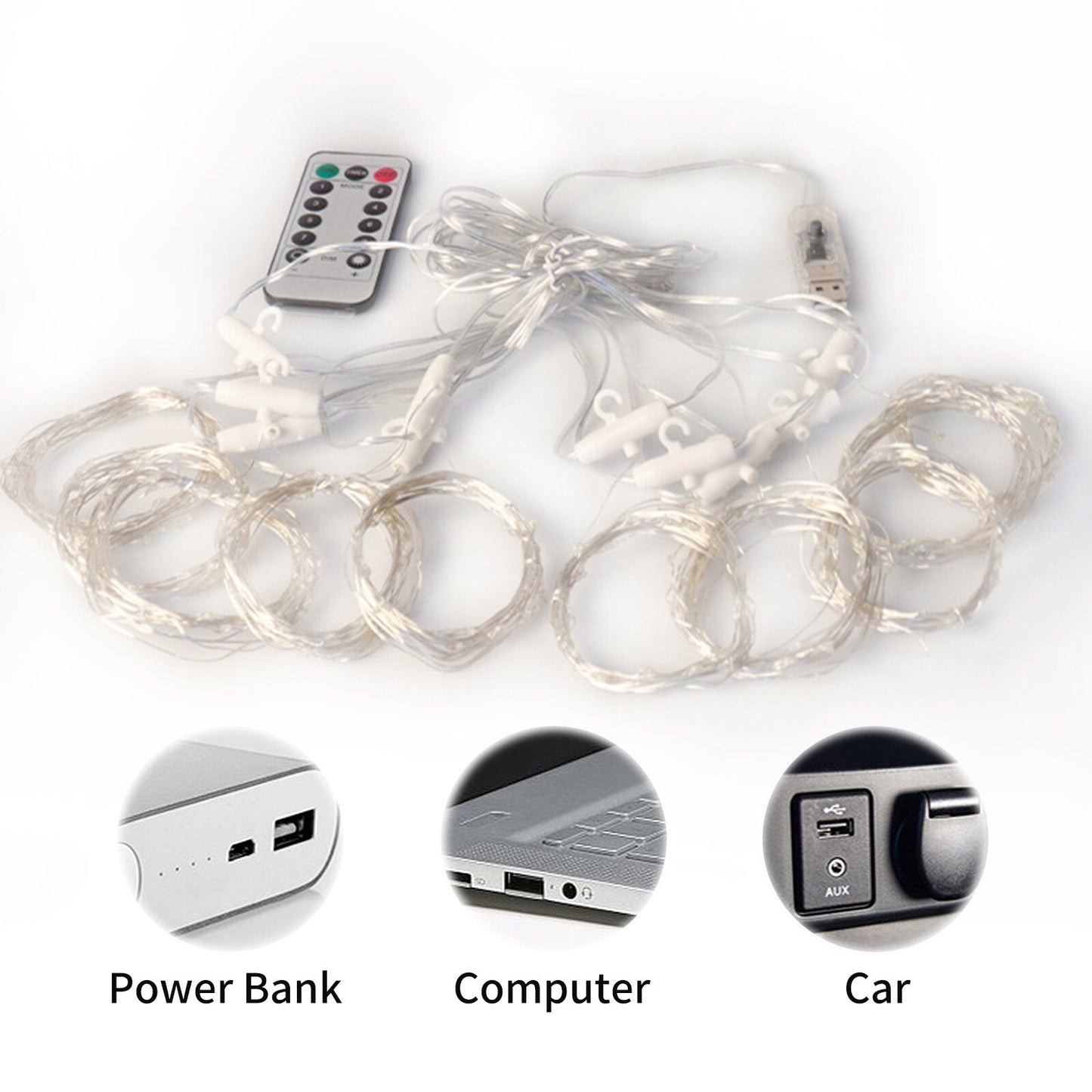 🎄Christmas Sale 50% OFF🔥LED Curtain Fairy Lights