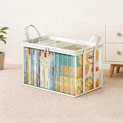 📦Large Heavy-Duty Thick Plastic Clear Storage Bag for Clothes, Moving & Storage