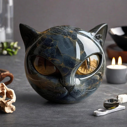 🔥LAST DAY 49% OFF🎉Luxury Black Cat Stone Sculpture