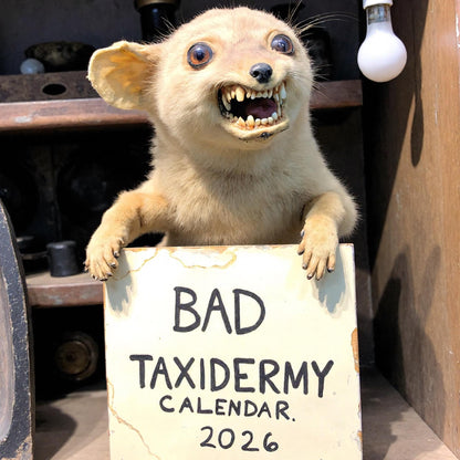 🐀2026 Bad Taxidermy Wall Calendar