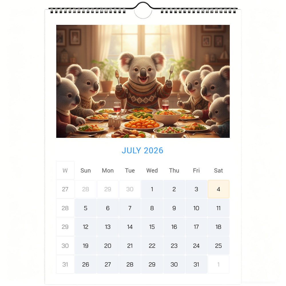🐨Emotional Healing Koala Calendar 2026 - Daily Activities