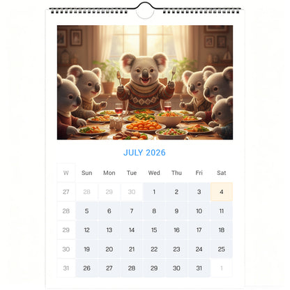 🐨Emotional Healing Koala Calendar 2026 - Daily Activities
