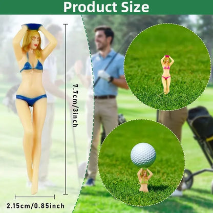 ⛳Last Day 50% OFF-6PCS Funny Golf Tees, Mixed color