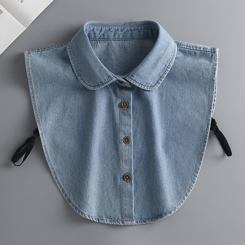 👕Denim False Collar – The Ultimate Layering Essential for Women ✨