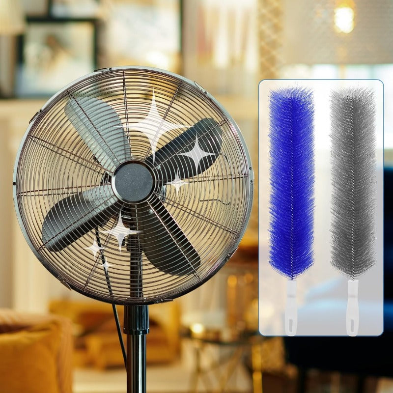 ✨ 360° Flexible Microfiber Fan Duster Brushes – Reusable Cleaning Tools for Blades, Vents & Blinds