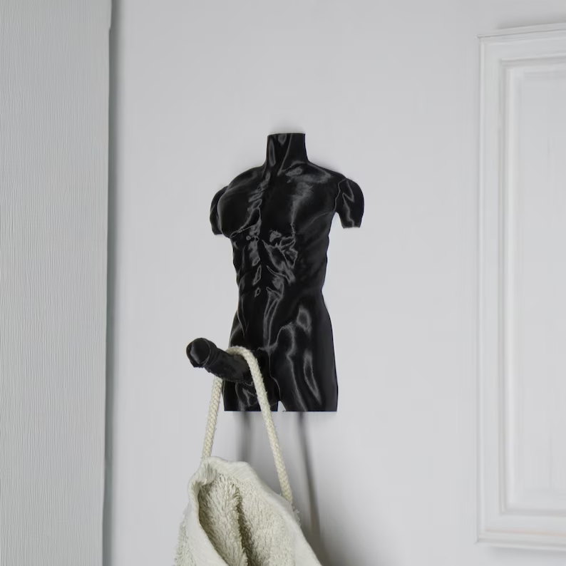 🌲Christmas Gift 50% Off--"Hung Hook" Fun Muscular Man Wall Hook