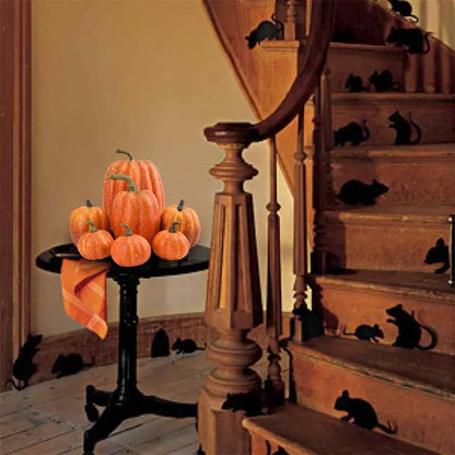 🎃Artificial Pumpkin Decorations – 7 Pcs Set 🎃 Fall, Halloween, and Thanksgiving Home Decor