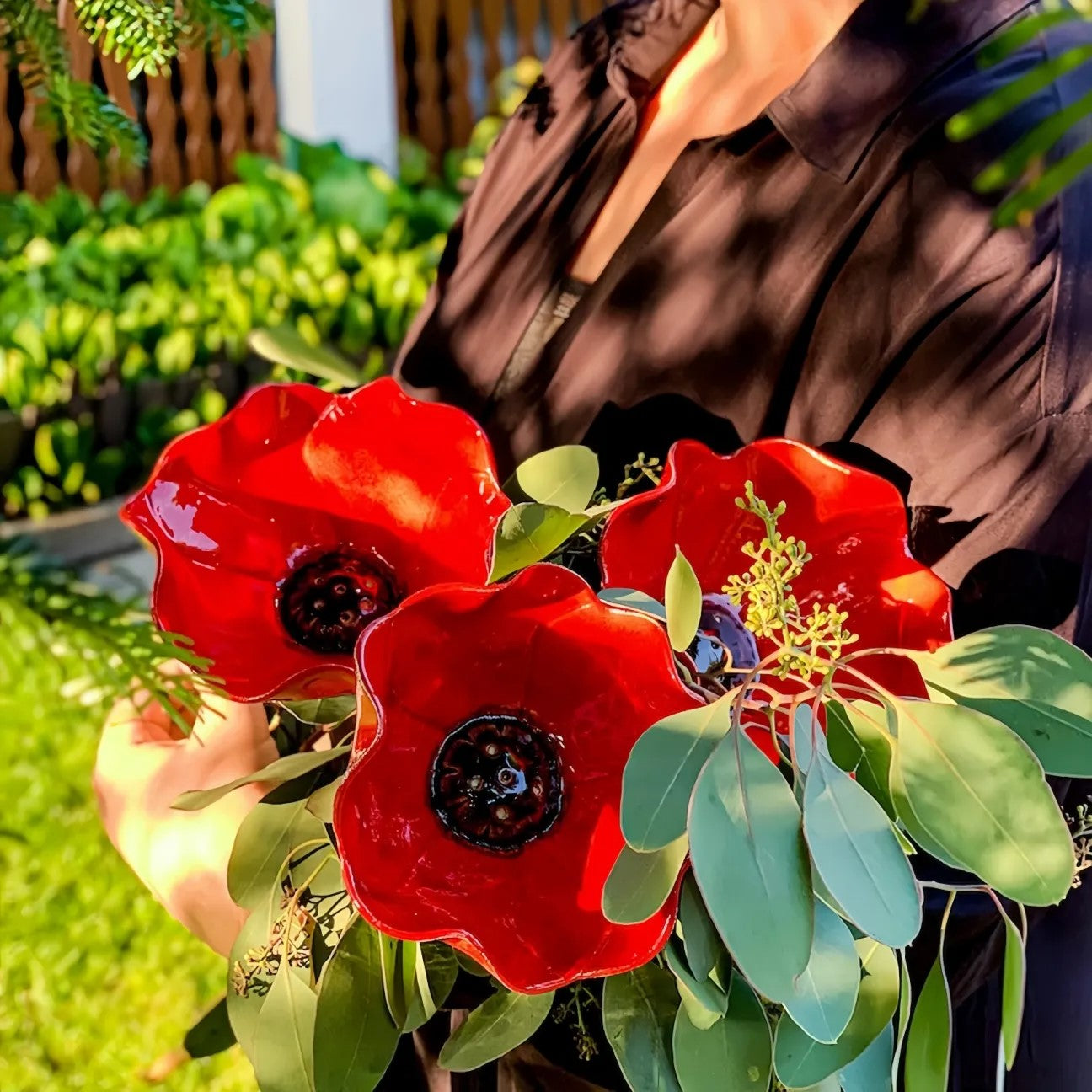 💖🎁2026 Mother's Day Gifts 50% Off-🔥Handmade Metal Flower Garden Stake🐦