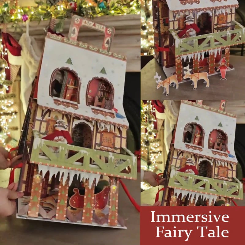 🔥Hot Sale 50% OFF - 🎅 [Immersive Fairy Tale] Christmas 3D Pop-Up Book