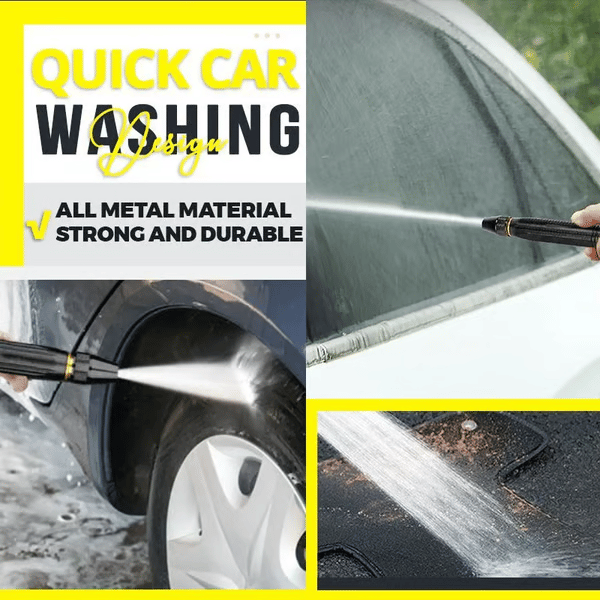 🏠🚗High Pressure Car Wash Water Gun - All-in-One Kit with Power Booster Nozzle⚡🔥
