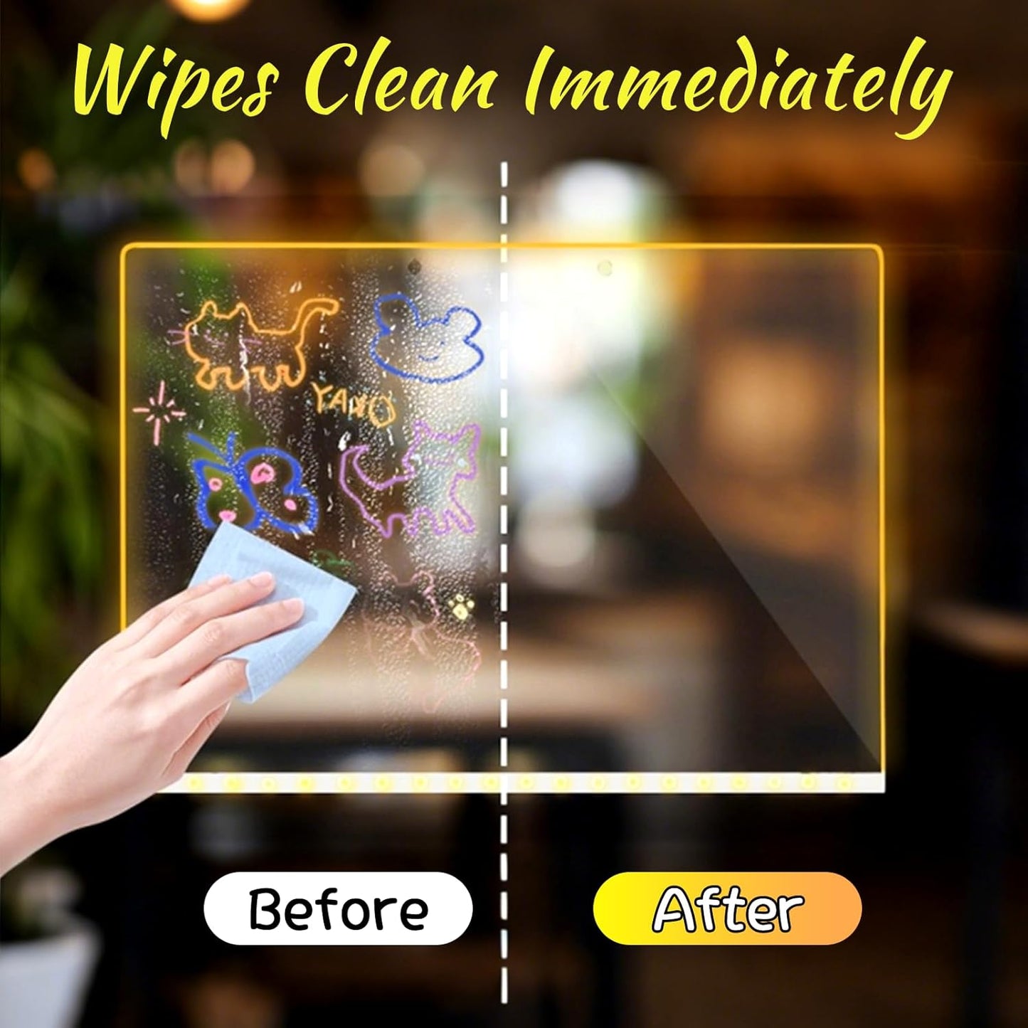 🔥🎨Hot Sale 50% OFF - ✨ Dive Into a World of Color! This 7-Color LED Board Unleashes Creativity