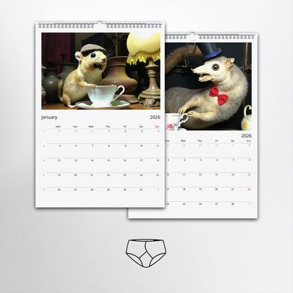 🐀2026 Bad Taxidermy Wall Calendar