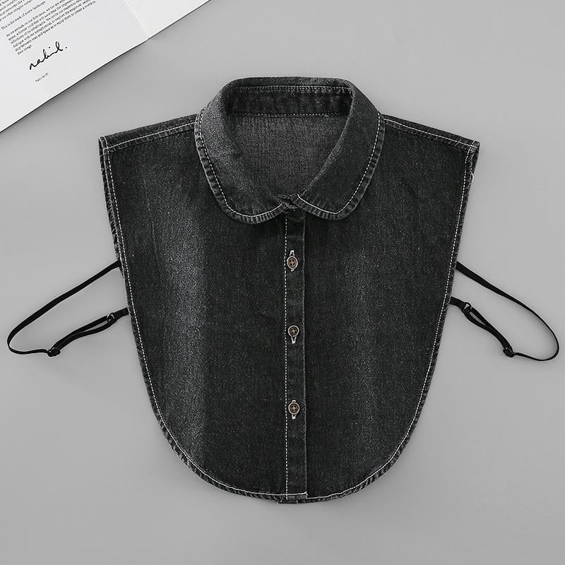 👕Denim False Collar – The Ultimate Layering Essential for Women ✨