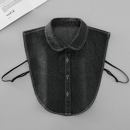 👕Denim False Collar – The Ultimate Layering Essential for Women ✨
