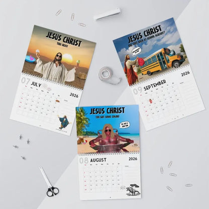 🔥Last Day 49% OFF - Funny Jesus Christ 2026 Satire Calendar