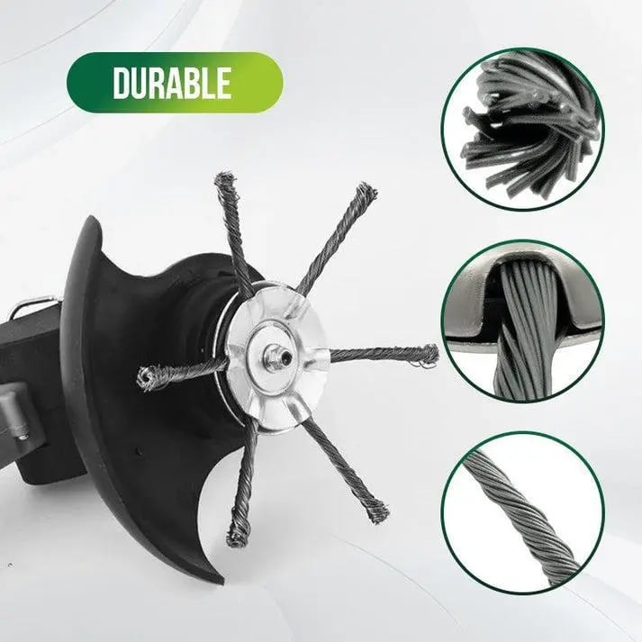 👨‍🌾6 inch Steel Wire Brush Cutter Trimmer Head