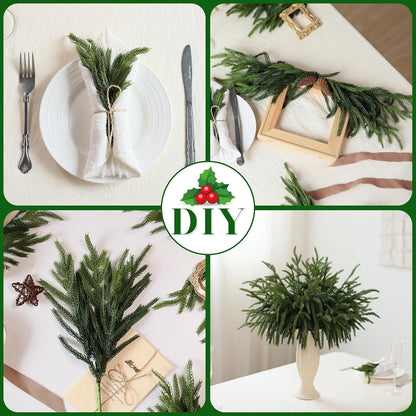 ✨18" Real Touch Norfolk Pine Branches