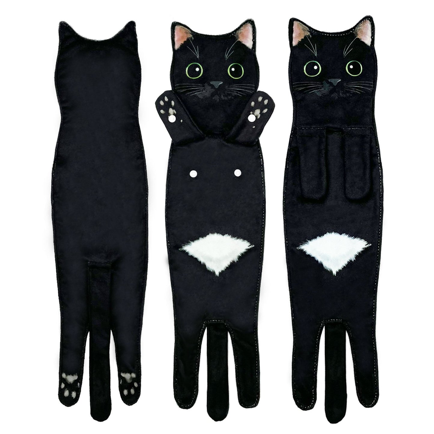 🔥LAST DAY 50% OFF🔥Funny Cat Hand Towels for Kitchen Bathroom (1PC)