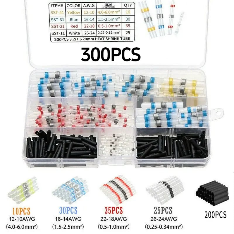 🔥300PCS Solder Seal Wire Connectors