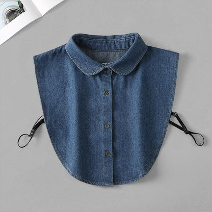 👕Denim False Collar – The Ultimate Layering Essential for Women ✨