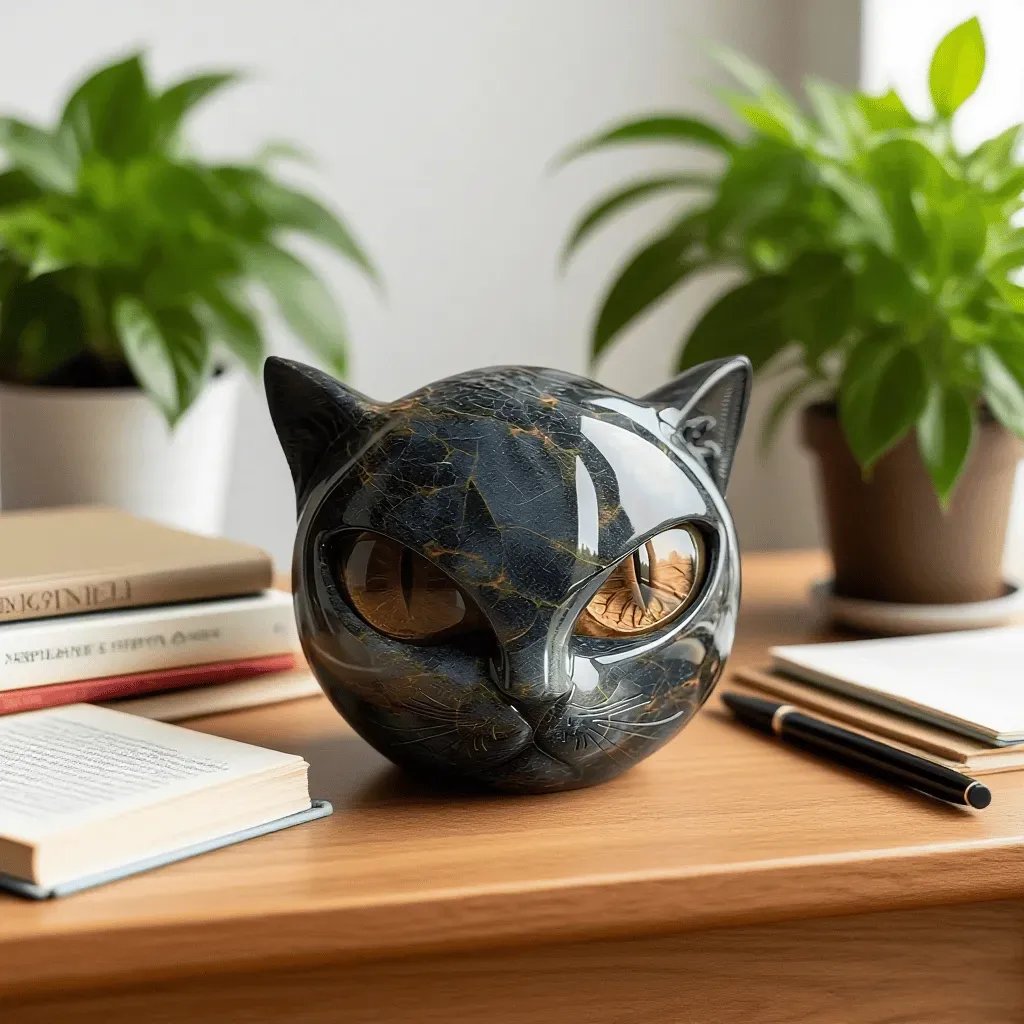 🔥LAST DAY 49% OFF🎉Luxury Black Cat Stone Sculpture