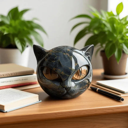 🔥LAST DAY 49% OFF🎉Luxury Black Cat Stone Sculpture
