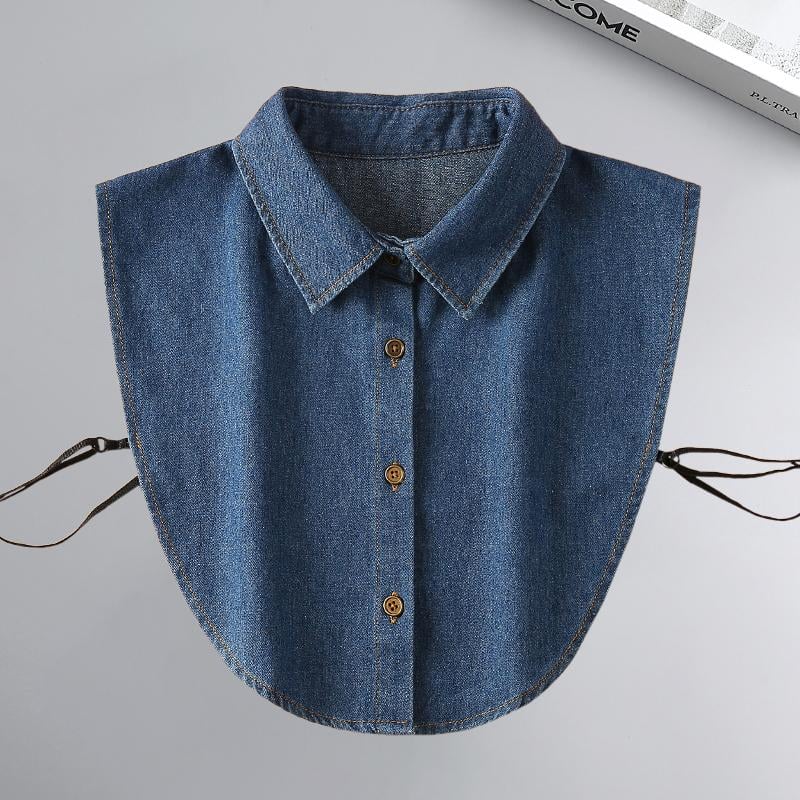 👕Denim False Collar – The Ultimate Layering Essential for Women ✨