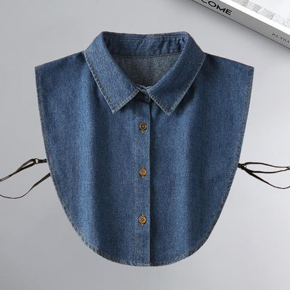 👕Denim False Collar – The Ultimate Layering Essential for Women ✨