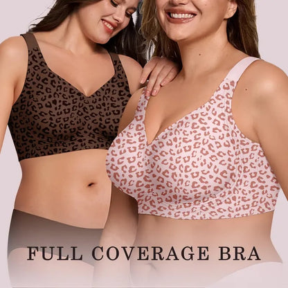 Women Jelly Bras Wirefree Full Coverage No Underwire Everyday Bras Comfortable Wireless Padded Tshirt Bra