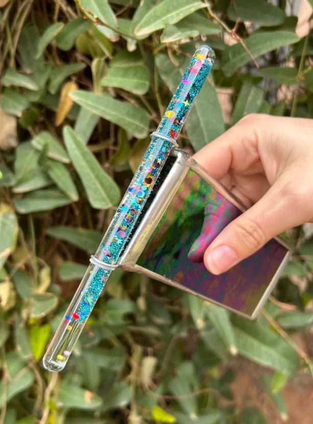 🔮 Mini AuraScope – A Stained Glass Kaleidoscope of Whimsy & Light ✨