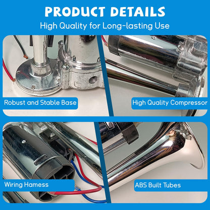 🎁Hot Sale Promotion 50% OFF🔥  Upgraded Air Horn Dual Horn