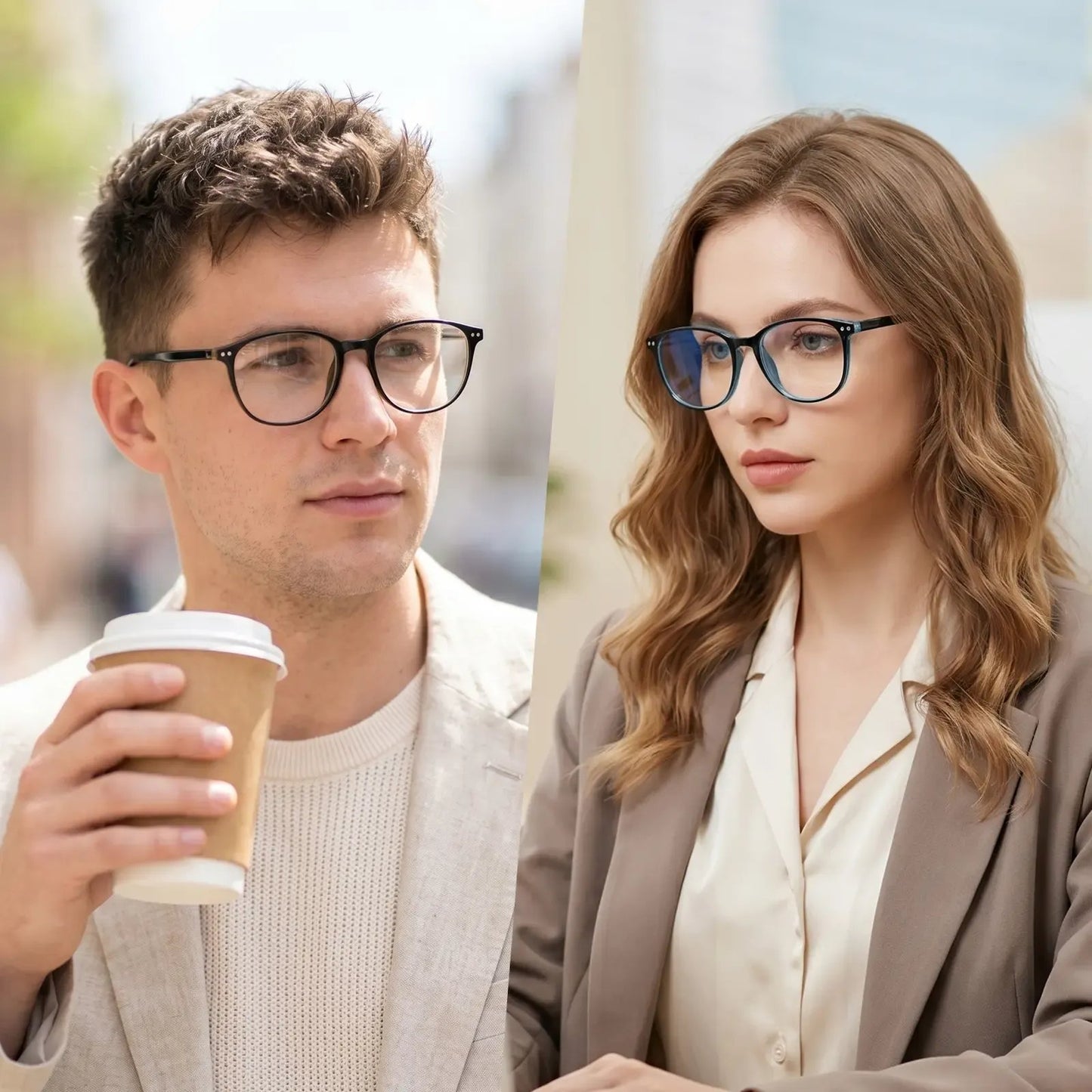 ⏰LAST DAY 50% OFF -👓Progressive Multifocal Reading Glasses | See Near & Far in One Pair | No More Switching Glasses for Men & Women