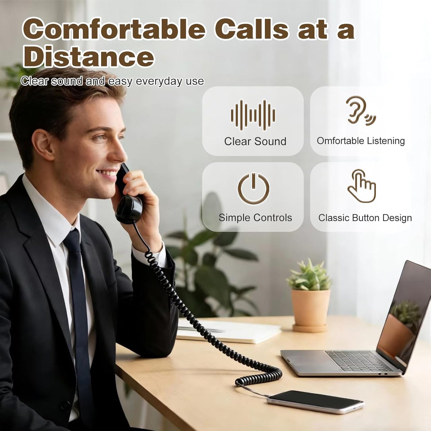 🎁Hot Sale Promotion 50% OFF🔥 New TYPE-C Straight Plug Phone Retro Mute