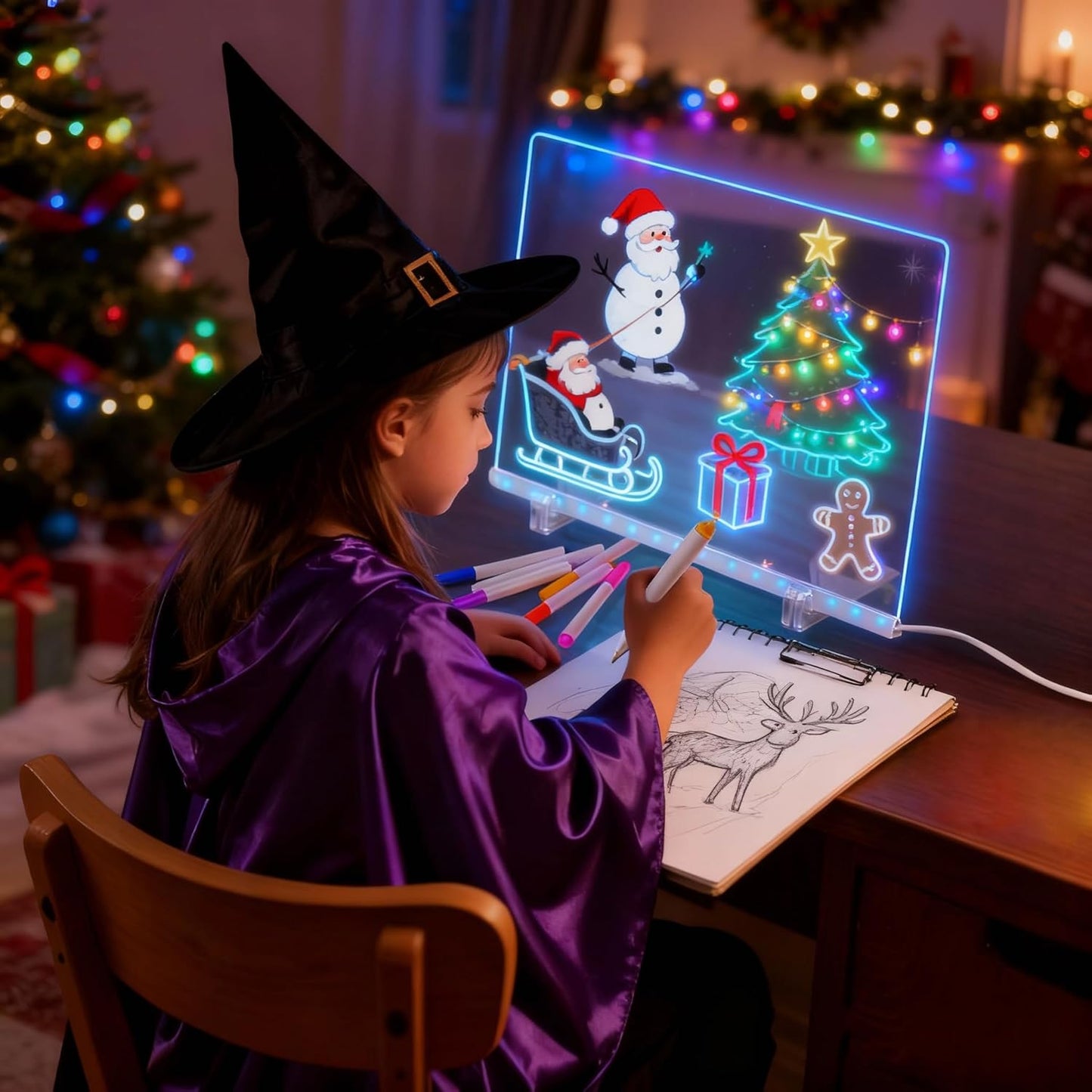 🔥🎨Hot Sale 50% OFF - ✨ Dive Into a World of Color! This 7-Color LED Board Unleashes Creativity