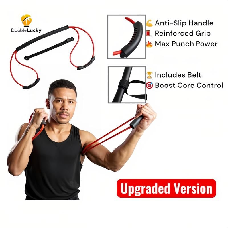 🥊Boxing Resistance Band - Boxing Training Gear - Faster Punch Speed & Power - Full-Body Cardio Training
