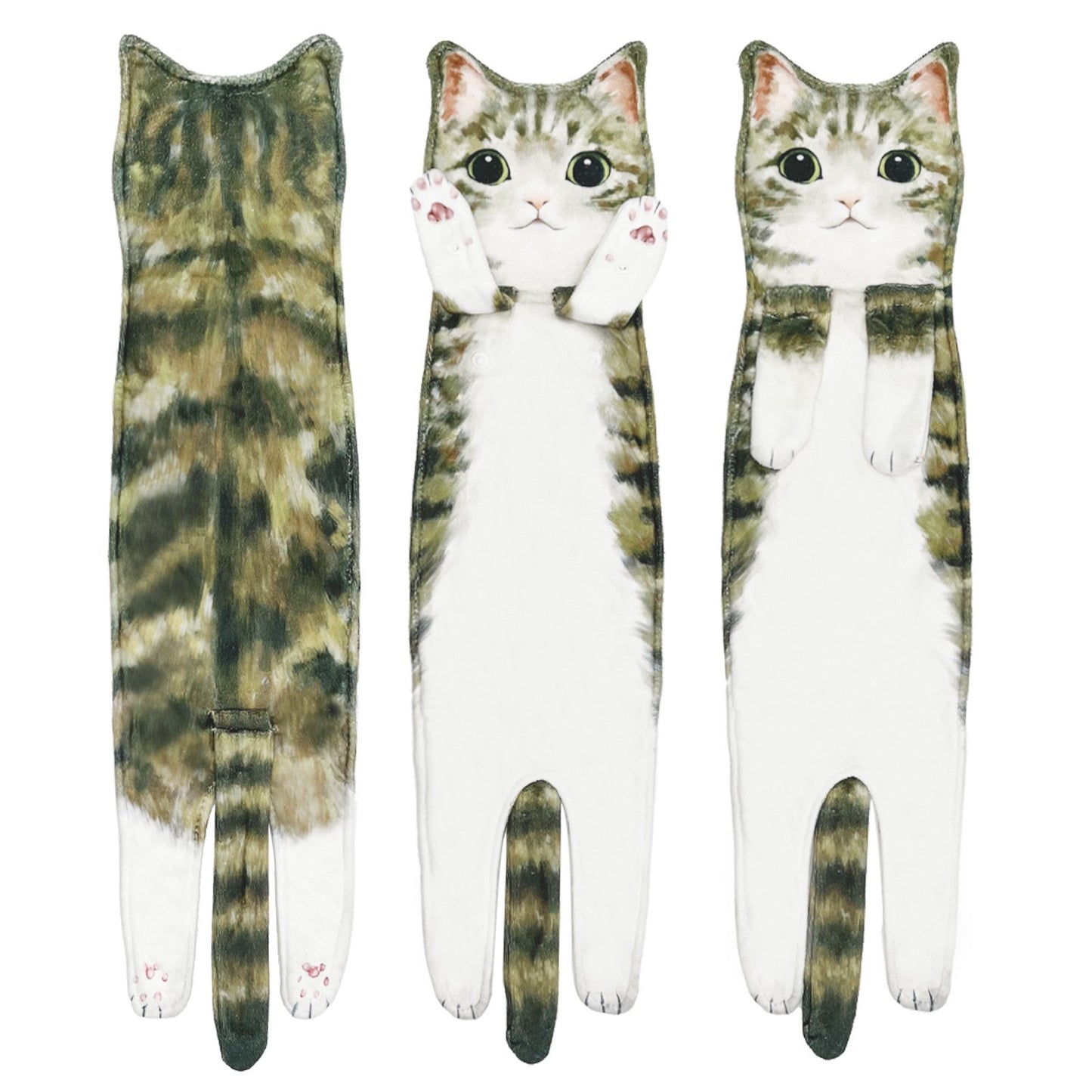 🔥LAST DAY 50% OFF🔥Funny Cat Hand Towels for Kitchen Bathroom (1PC)