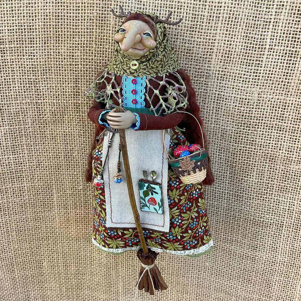 🔥 Easter 🔥 Handmade Kitchen Witch doll 🎁