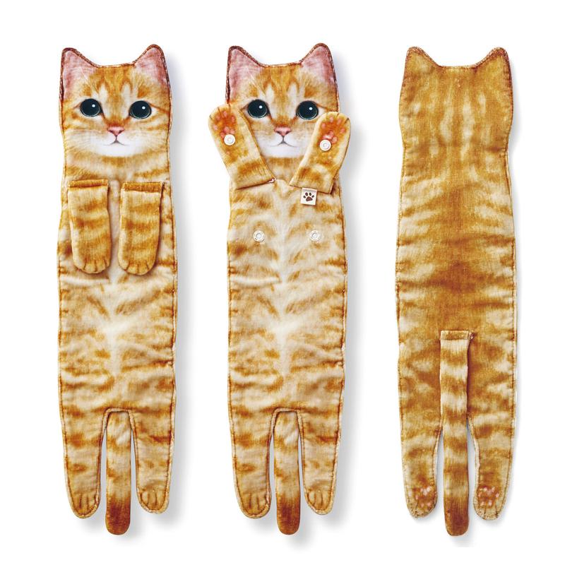 🔥LAST DAY 50% OFF🔥Funny Cat Hand Towels for Kitchen Bathroom (1PC)